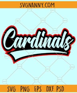 Cardinals mascot SVG, Cardinals Football  SVG, Arizona Cardinals SVG, Football Lover SVG
