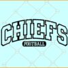 Chiefs football varsity font SVG, Kansas City Chiefs SVG, KC Chiefs Football SVG
