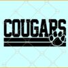 Cougars SVG, Houston Cougars Football SVG, National League Football SVG