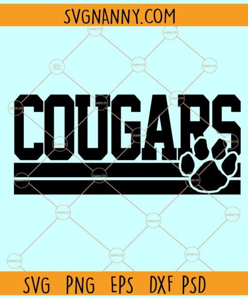 Cougars SVG, Houston Cougars Football SVG, National League Football SVG