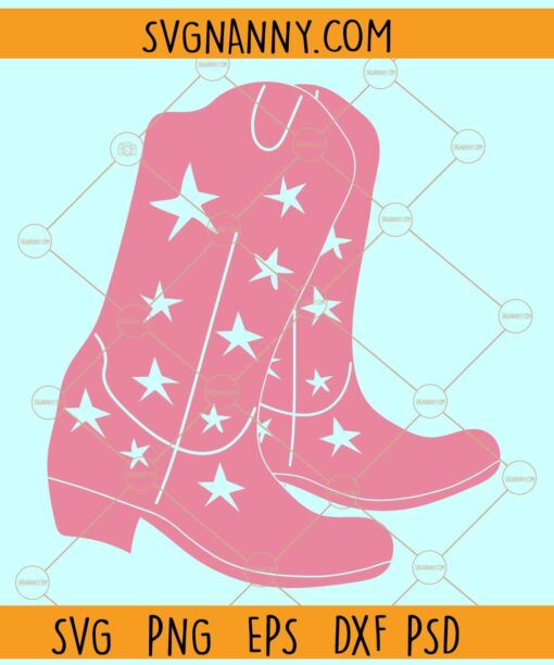 Cowgirl Bachelorette Boots SVG, Cowgirl Bachelorette Design SVG, Nashville Bachelorette SVG