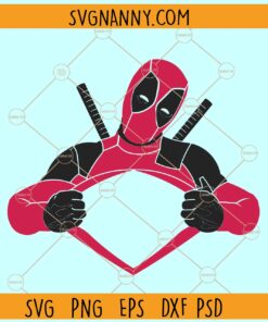 Deadpool ripped shirt SVG, Deadpool SVG, Deadpool Superhero Svg, Wade Wilson Svg