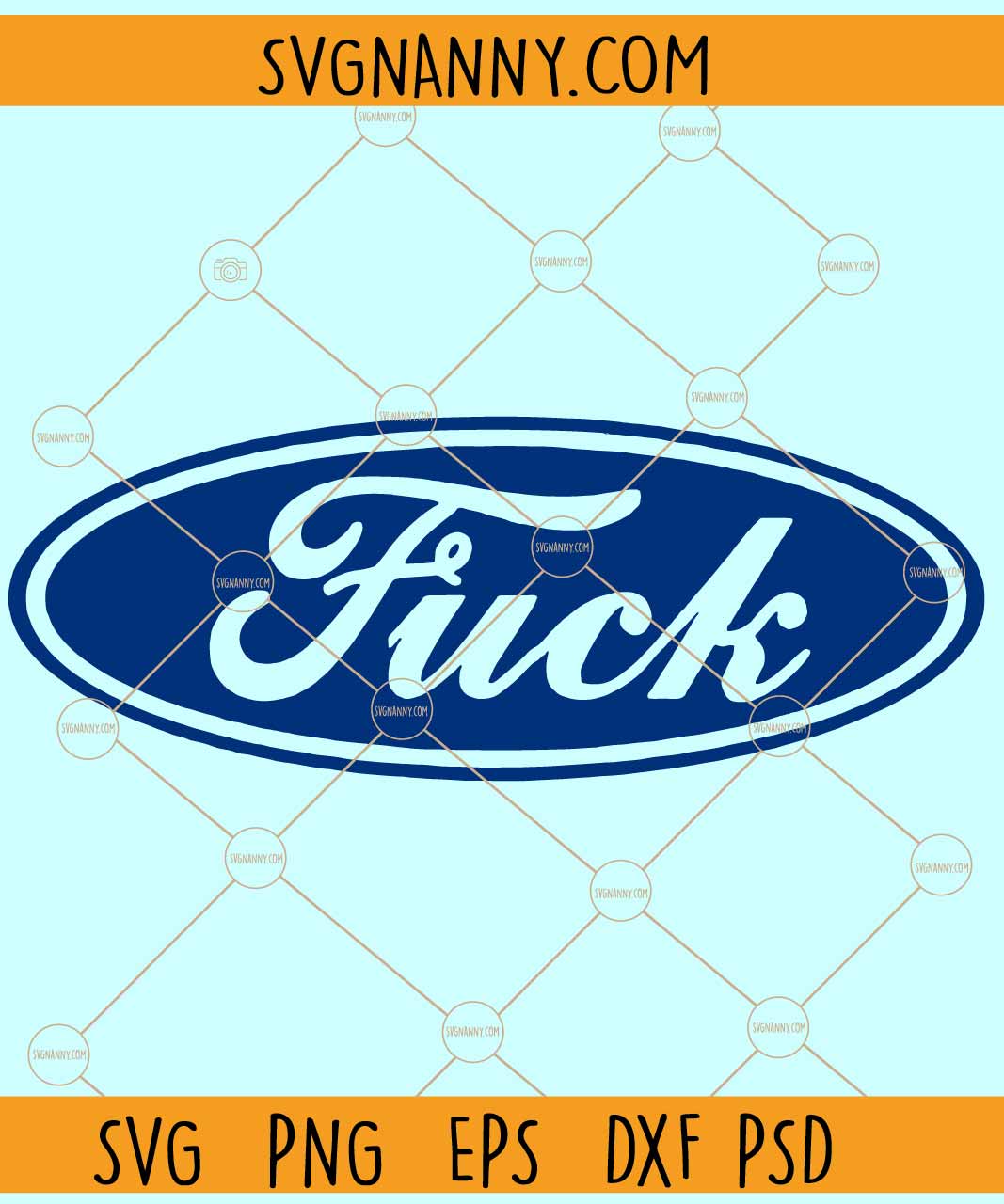 Fuck Ford logo SVG, Fuck Ford SVG, Fuck Ford Car Sticker SVG, Funny Ford  logo SVG