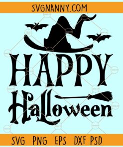 Happy Halloween SVG, Ghost Halloween SVG, Ghost Clipart SVG, Horror Halloween SVG