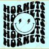 Hornets smiley face SVG, Hornets SVG, Hornets Football SVG, Hornets Mascot SVG