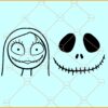 Jack and Sally SVG, Halloween Jack and Sally Svg, Nightmare Before Christmas Svg