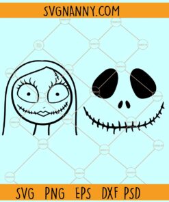 Jack and Sally SVG, Halloween Jack and Sally Svg, Nightmare Before Christmas Svg