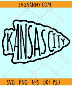 Kansas City Arrowhead SVG, Kansas City Chiefs SVG, KC Chiefs Football SVG