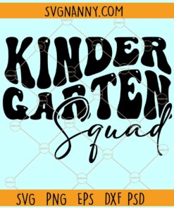 Kindergarten Squad svg, Kinder Squad SVG, Kinder SVG, Kindergarten SVG, School SVG