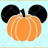 Mickey Pumpkin SVG, Mickey Mouse Pumpkin SVG, Mickey Mouse Disney Halloween SVG