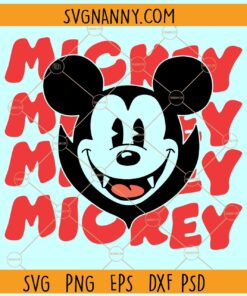 Mickey Vampire SVG, Disney Halloween SVG, Mickey Halloween SVG, Disney Mouse Halloween SVG