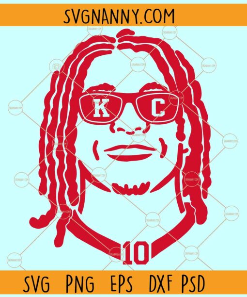 Pacheco SVG, Isiah Pacheco Football SVG, Pacheco Face SVG,  Mahomes svg