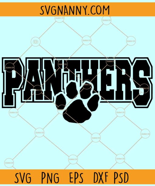 Panthers SVG, Carolina Panthers Football SVG, National League Football SVG