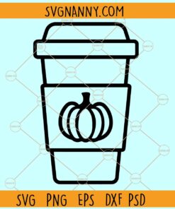 Pumpkin Spice Latte Cup SVG, Sweet and Spooky Svg, Happy Halloween SVG