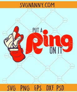 Put a Ring on It SVG, Castellanos SVG, Red October Philly SVG, Phillies Take October SVG