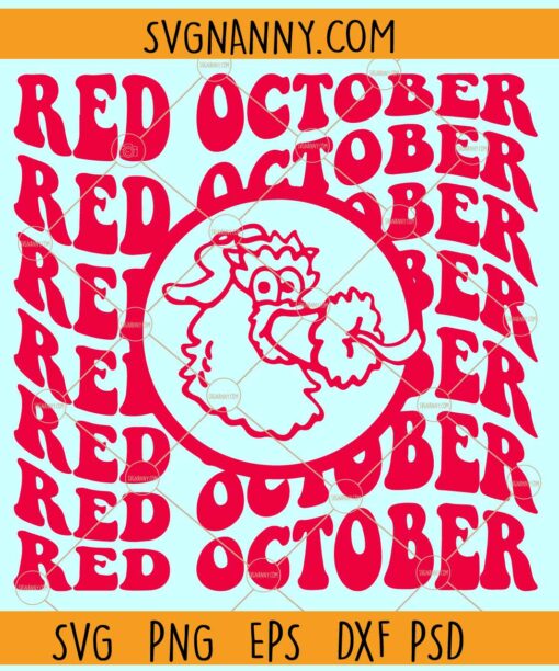 Red October Phillies SVG, Phillies Baseball SVG, Phillies Take October SVG