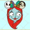 Sally head SVG, Halloween Costume SVG, Sally Face SVG, Halloween Svg