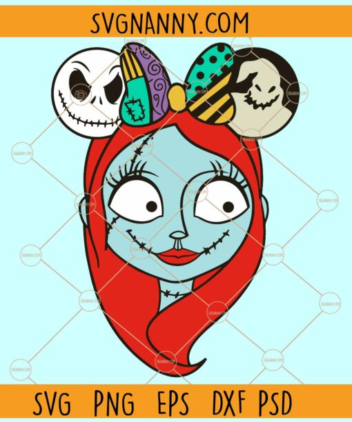 Sally head SVG, Halloween Costume SVG, Sally Face SVG, Halloween Svg