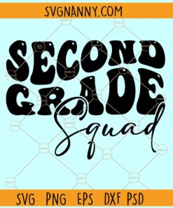 Second grade squad SVG, Second Grade Vibes SVG, Hello Second grade SVG