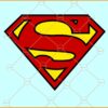 Superman logo SVG, Superman Symbol SVG, Superman Logo Clipart SVG, Superman Costume SVG
