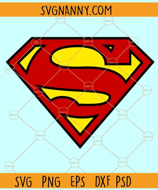 Superman logo SVG, Superman Symbol SVG, Superman Logo Clipart SVG, Superman Costume SVG