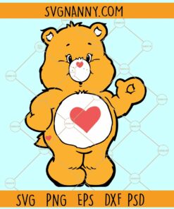 Tenderheart Bear SVG, Care bears SVG, Care Bears Tenderheart  SVG
