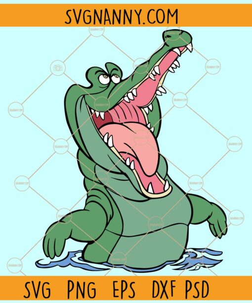 Tick-Tock the Crocodile SVG, Crocodile SVG, Peter Pan SVG, Disney SVG