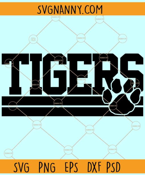 Tigers SVG, Cleveland Tigers Football SVG, National League Football SVG