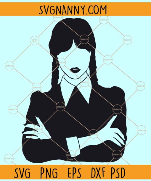 Wednesday Addams SVG, Addams svg, Wednesday Addams dance svg
