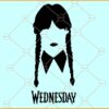 Wednesday SVG, Wednesday Addams SVG, Wednesday Addams Clipart SVG, Addams svg