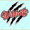 Wildcats Red Claws SVG, Arizona Wildcats SVG, Wildcats Football SVG