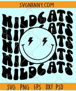 Wildcats smiley face SVG, Wildcats Football  SVG, Arizona Wildcats SVG, Wildcats Football Png