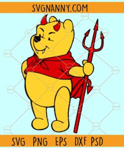 Winnie Pooh Halloween SVG, Pooh Halloween Svg, Pooh Bear Halloween Svg