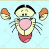 Winnie The Pooh Tigger Face SVG, Winnie The Pooh Svg, Disney Svg