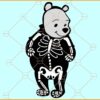 Winnie the Pooh Skeleton Halloween SVG, Winnie Pooh Halloween SVG, Pooh Halloween Svg