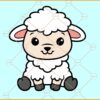 Baby sheep SVG, cute sheep clipart, baby sheep PNG, animal shirt SVG