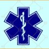 Blue Star of Life SVG