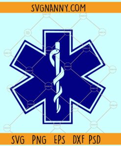 Blue Star of Life SVG