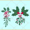 Christmas mistletoe SVG