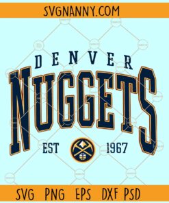 Denver Nuggets SVG, Denver nuggets logo SVG, Nuggets basketball SVG