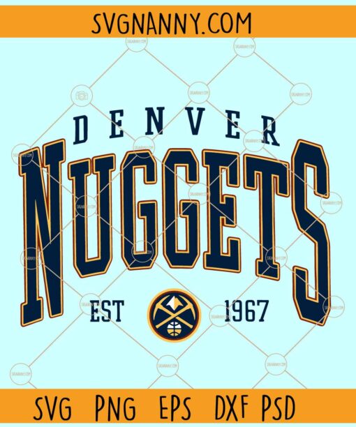 Denver Nuggets SVG, Denver nuggets logo SVG, Nuggets basketball SVG