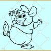 Gus gus svg, Disney gus gus SVG, Disney mice svg, looking like a snack svg