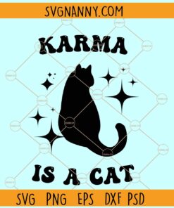 Karma is a cat SVG