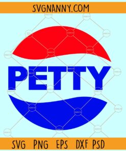 Petty Pepsi SVG, Petty Pepsi logo SVG, Petty logo SVg