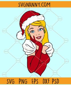 Princess Christmas SVG