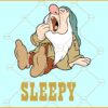 Sleepy dwarf SVG, Seven Dwarfs SVG, Snow White and the Seven Dwarfs SVG