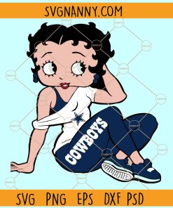 Where Betty Bopp Dallas Cowboys SVG, Cowboys Girl SVG, Betty Boop SVG, Dallas Cowboys SVG