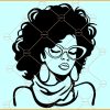 Black woman afro diva SVG, Afro Diva SVG, Black Girl Magic Svg, Afro Lady Diva Svg