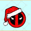 Deadpool Santa Hat SVG, Deadpool with Santa Hat SVG, Deadpool Christmas SVG