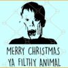 Filthy Animal SVG, Merry Christmas Ya Filthy Animal svg, Christmas SVG, Home Alone svg